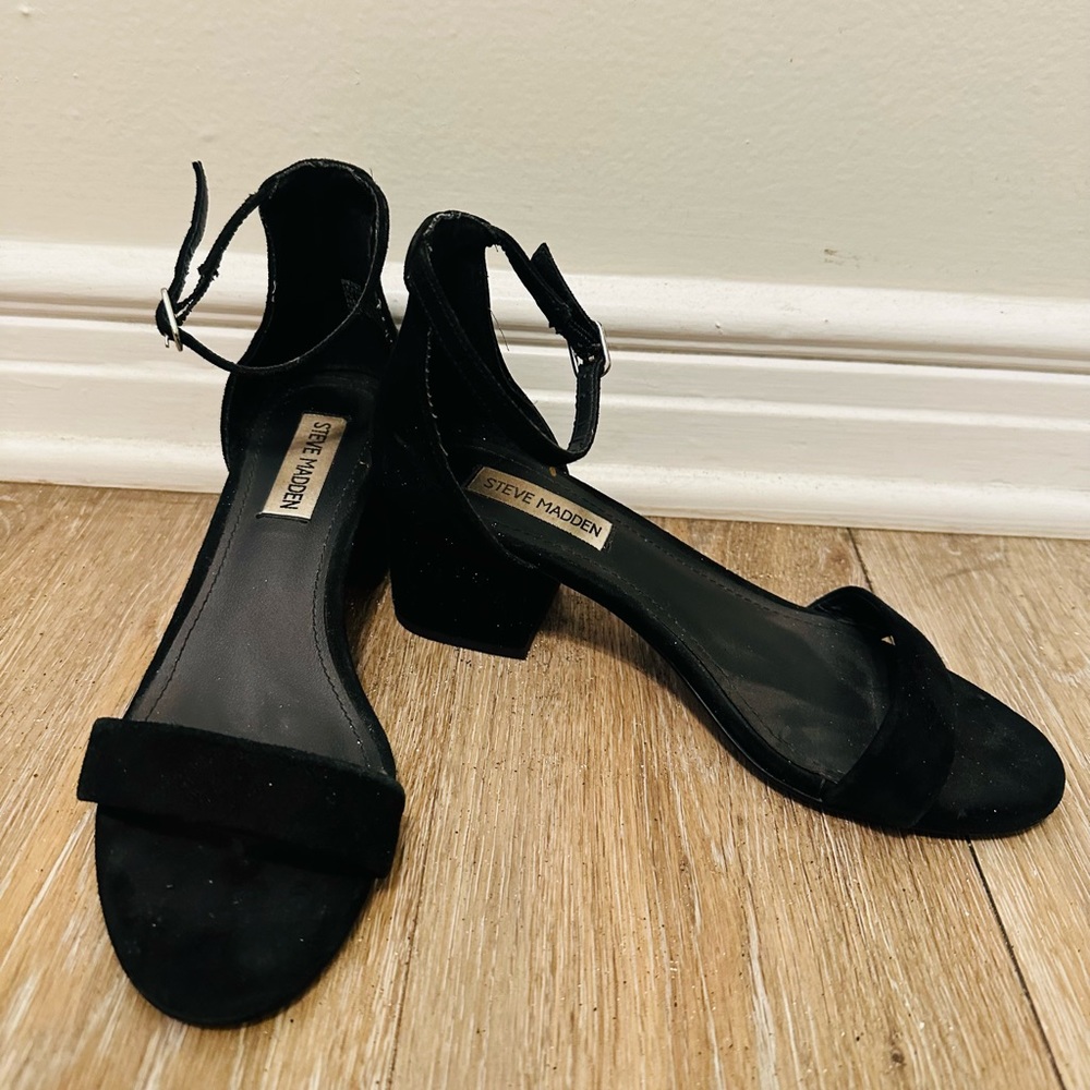Steve Madden Irene ankle strap sandal in black